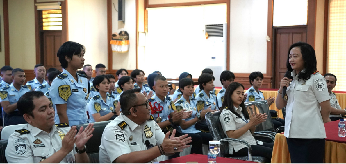 Kakanwil Imigrasi Bali Berikan Pengarahan Taruna Latihan Kerja Bhumi Pura